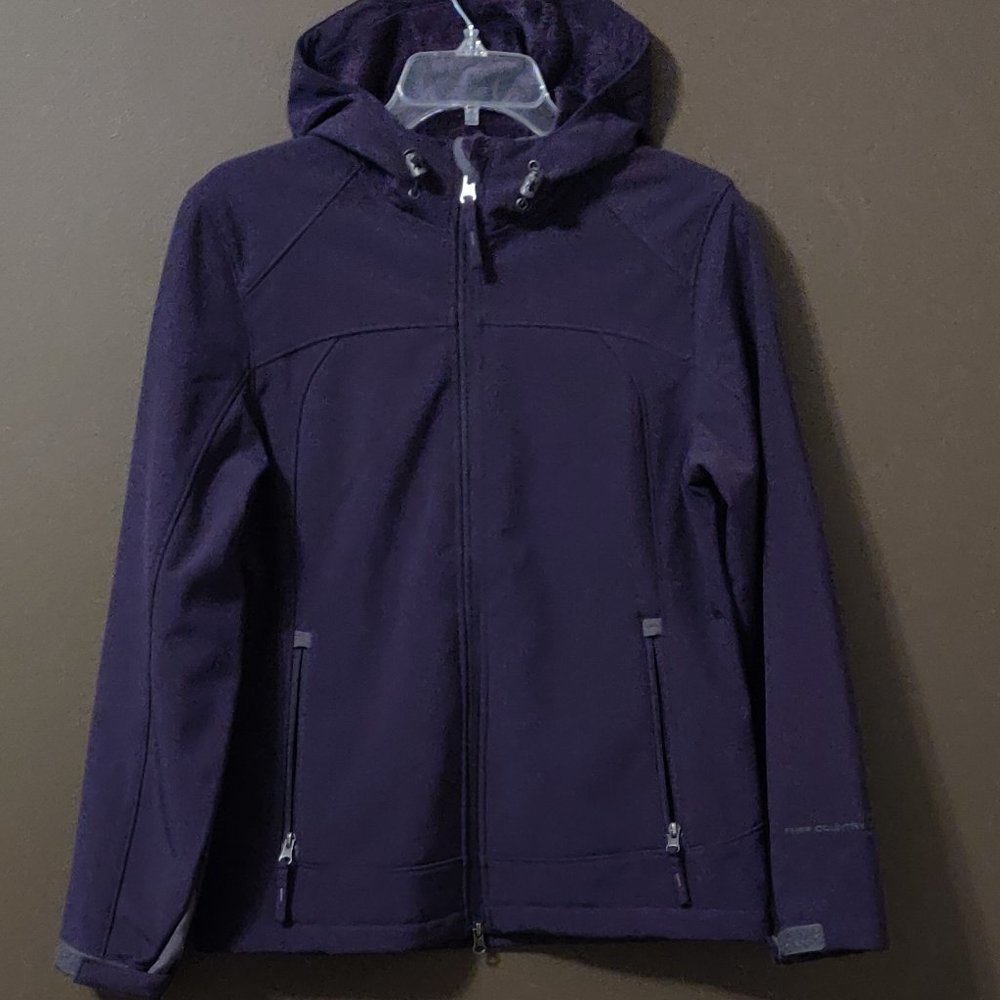 Free Country Purple Fleece Lined All Weather Jacket Women's SIZE SMALL